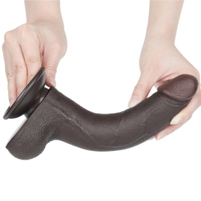 DILDO PIEL DESLIZANTE 22CM