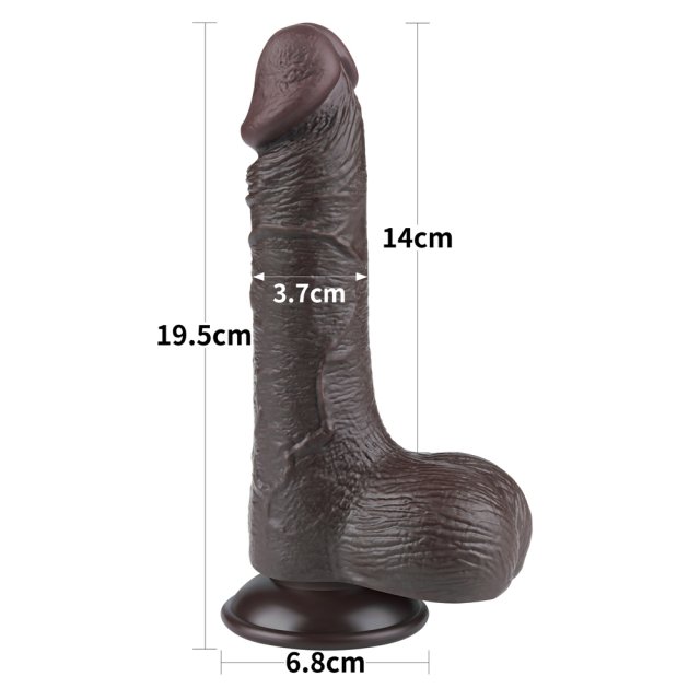 Dildo Deslizante Negro 7.5&uml;