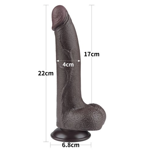 DILDO PIEL DESLIZANTE 22CM