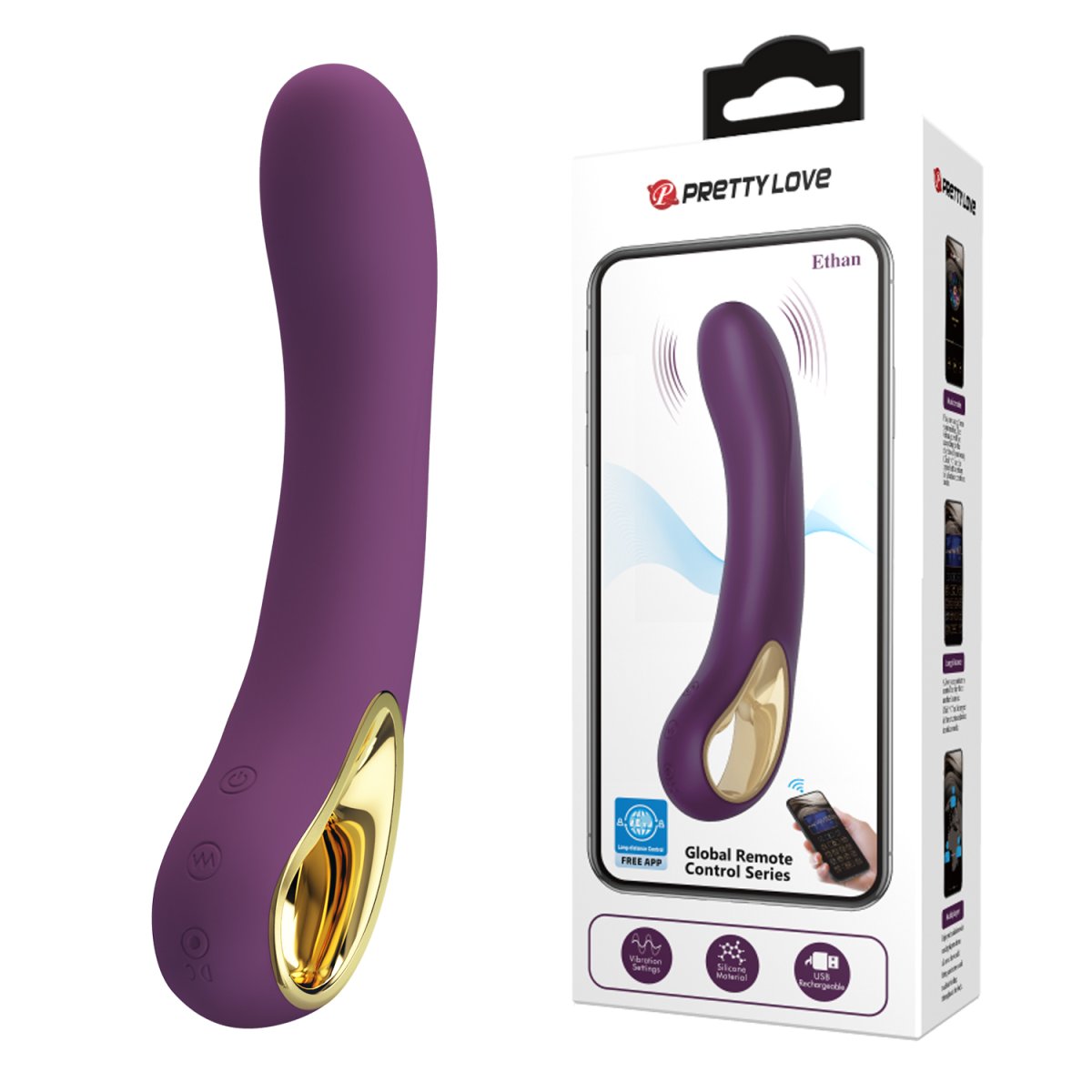 Ethan Vibrador morado