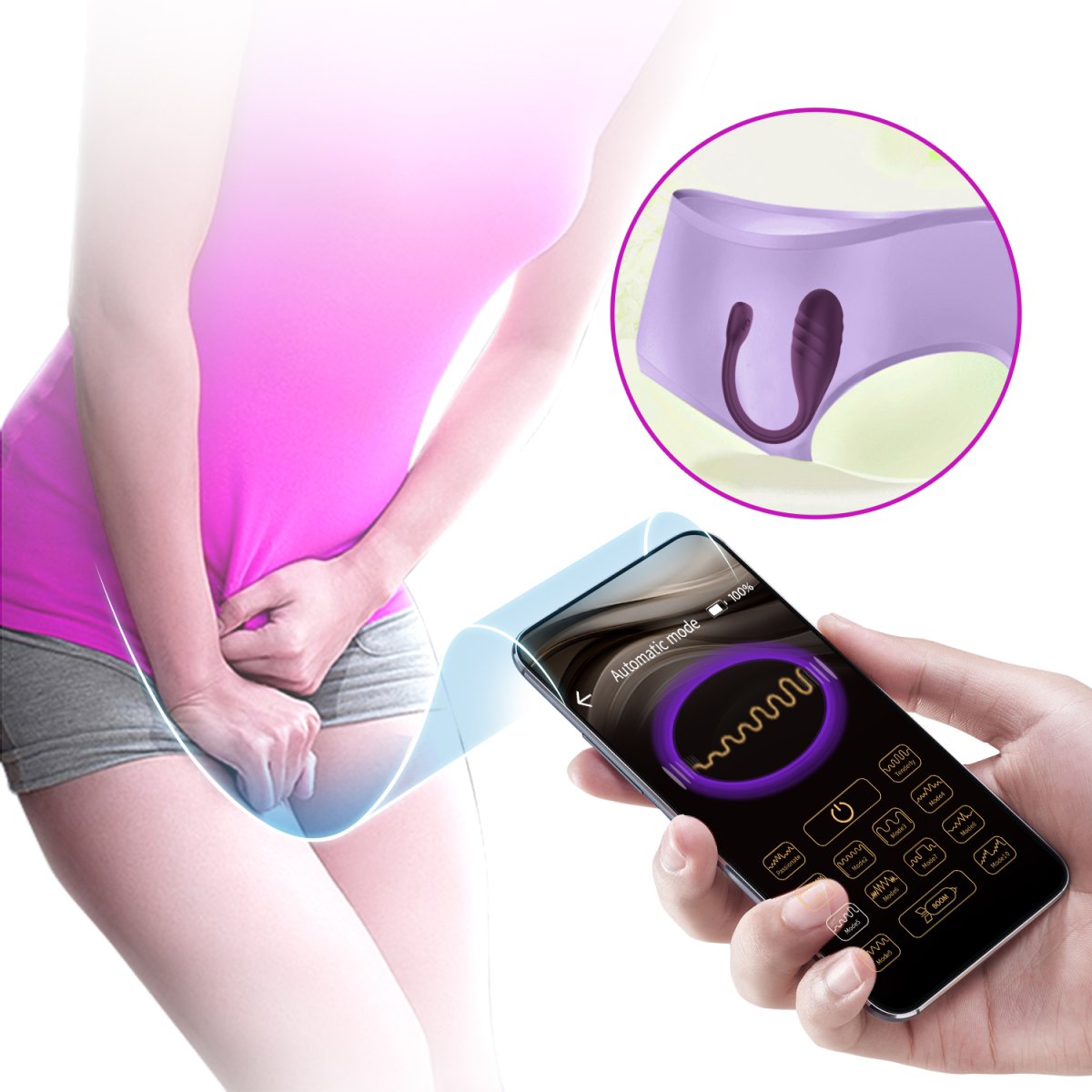 Leviathan vibrador con App