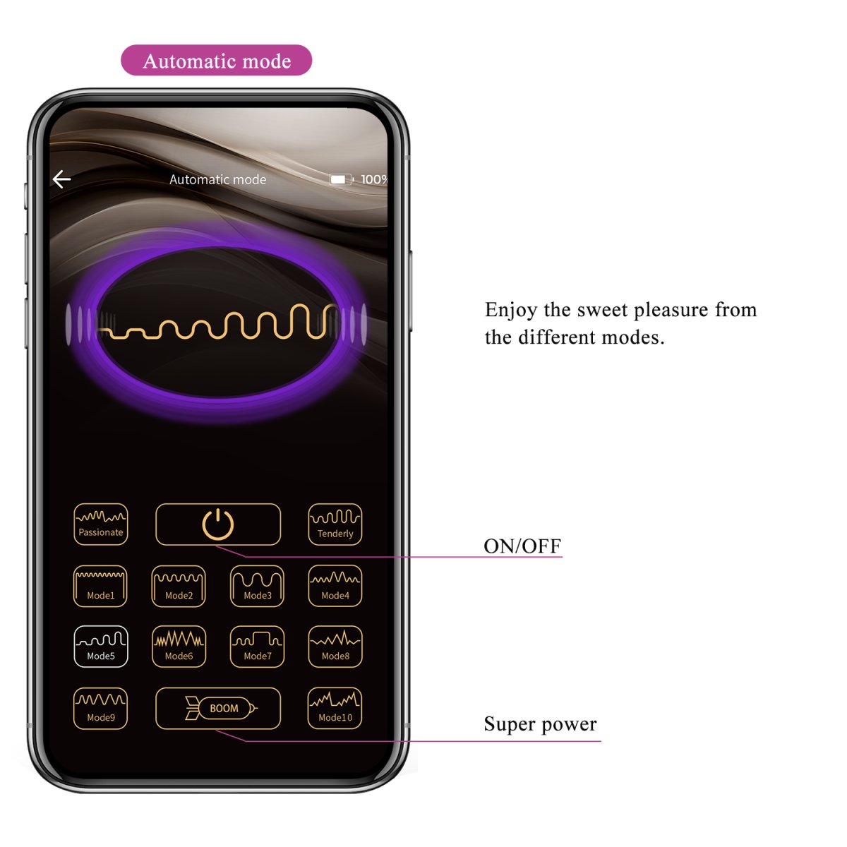 Vibrador con App Leviathan